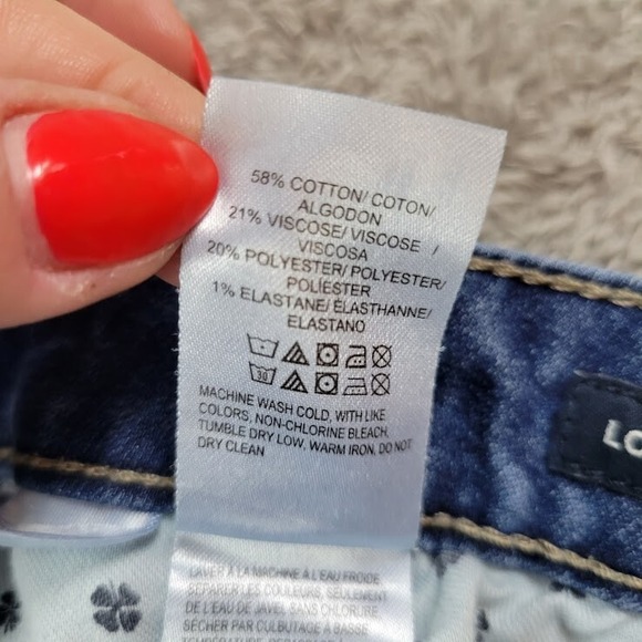Lucky Brand Jeans Womens 14/32 Blue Lolita‎ Super Skinny Stretch - Picture 14 of 15